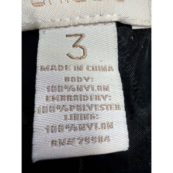 Chicos Womens Black Embroidered Sheer Jacket Sequins Details Sz 3 - Picture 7 of 10